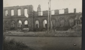 Dworzec kolejowy. Rok 1948.